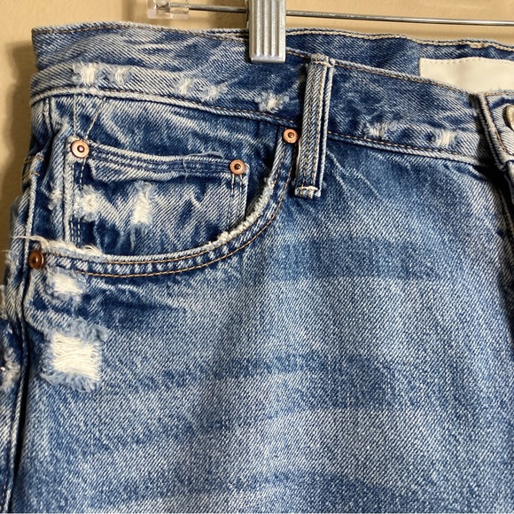 MOTHER Superior The Scrapper Cuff Ankle Jeans in Take Me Higher - Picture 7 of 16